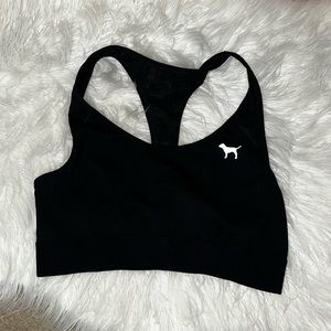 EUC large Victoria’s Secret reflective sports bra with logo.
